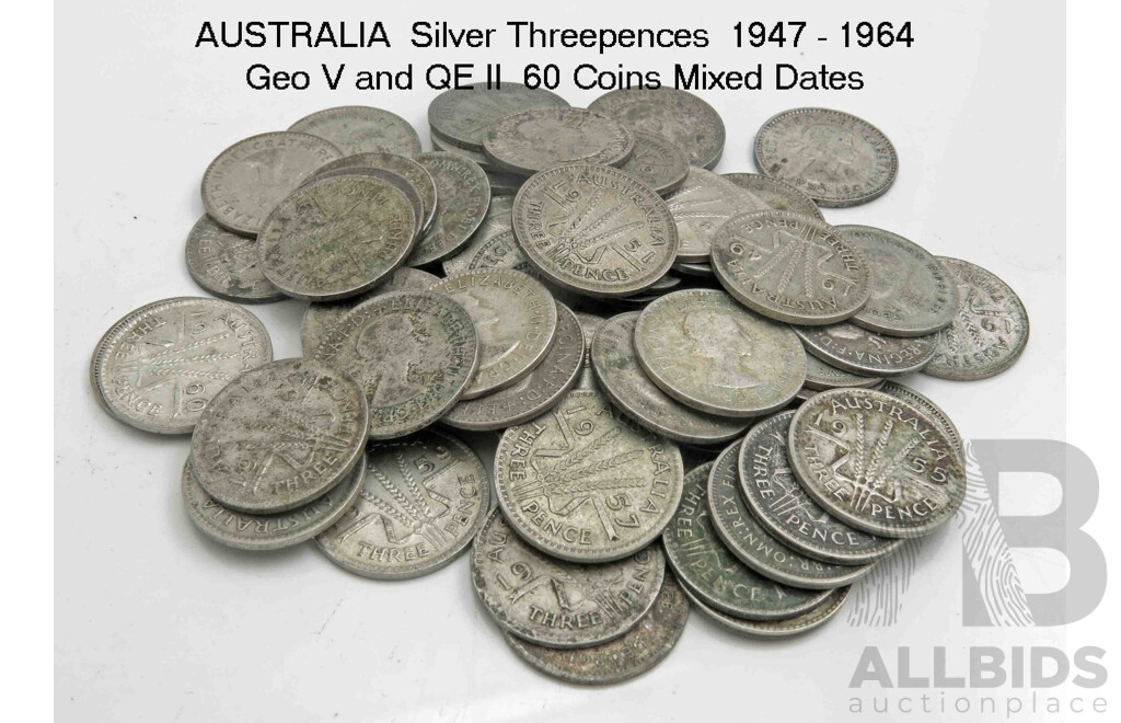 AUSTRALIA: Collection of Silver Threepences