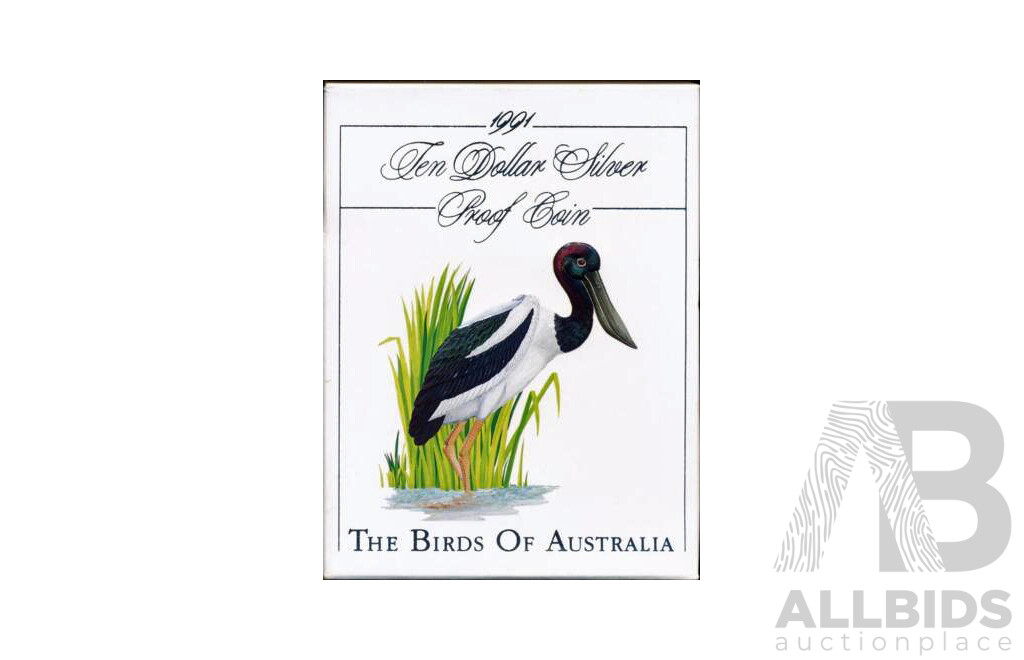 Royal AUSTRALIAN Mint: 1991 Jabiru. The Birds of Australia Series
