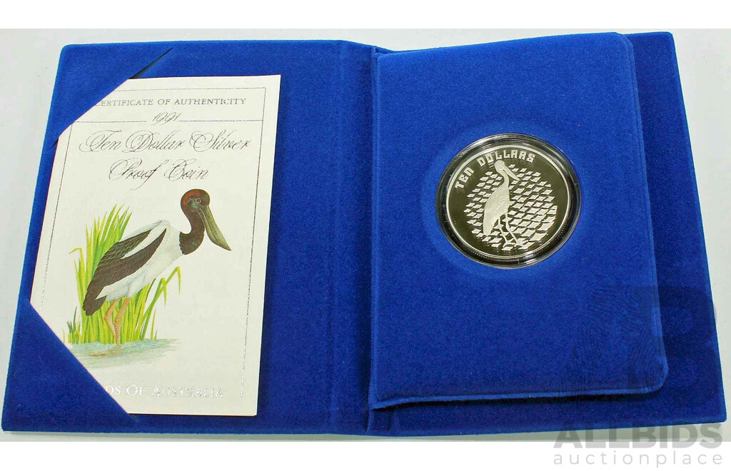 Royal AUSTRALIAN Mint: 1991 Jabiru. The Birds of Australia Series