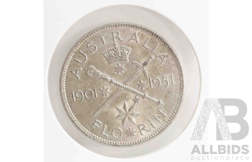 AUSTRALIA - 1901-51 Jubilee Florin