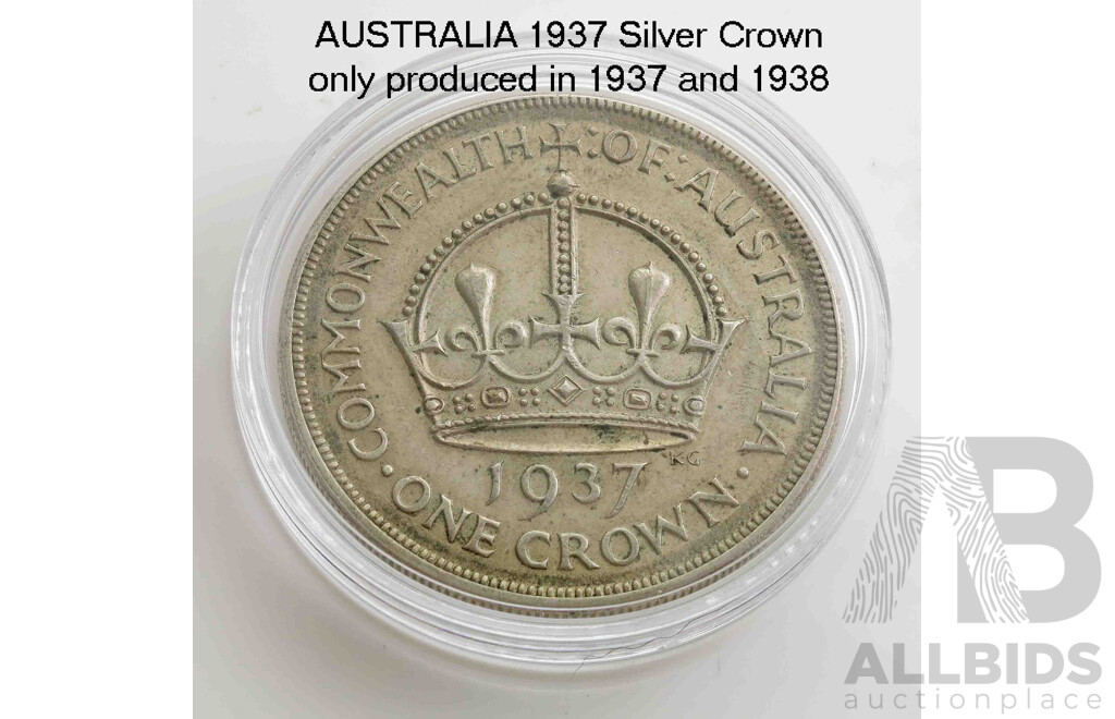 AUSTRALIA - Silver Crown 1937