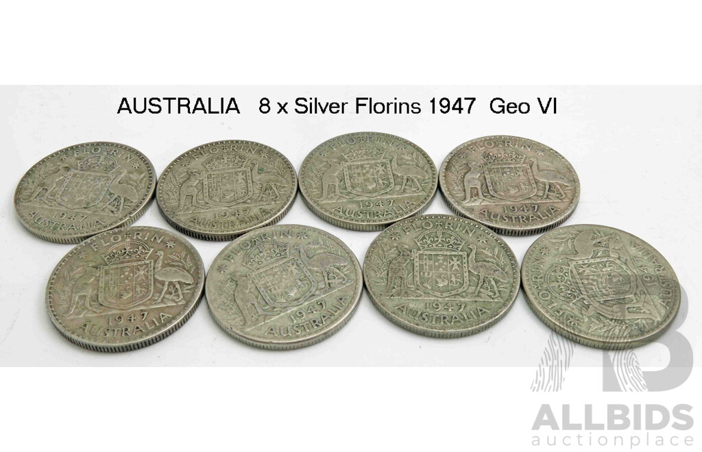 AUSTRALIA - 1947 Silver Florins