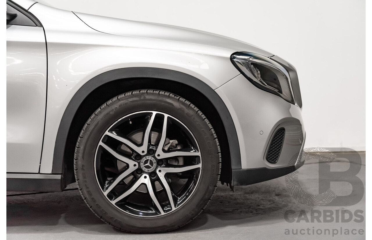 7/2017 Mercedes Benz GLA 180 X156 4d Wagon Polar Silver Metallic Turbo 1.6L