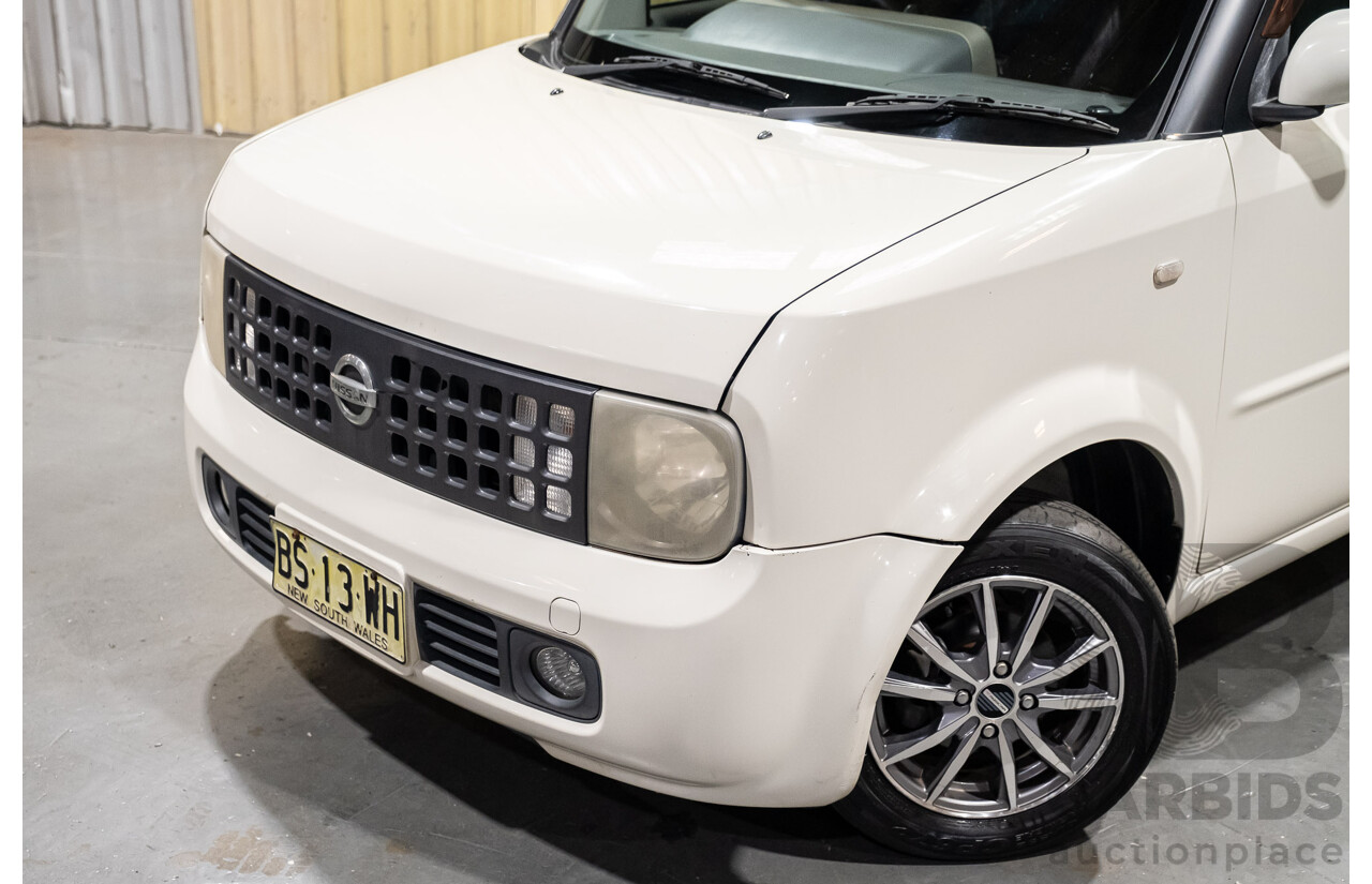 03/2003 Nissan Cube BZ11 4d Wagon White 1.4L - Used Import(dated 11/2012)