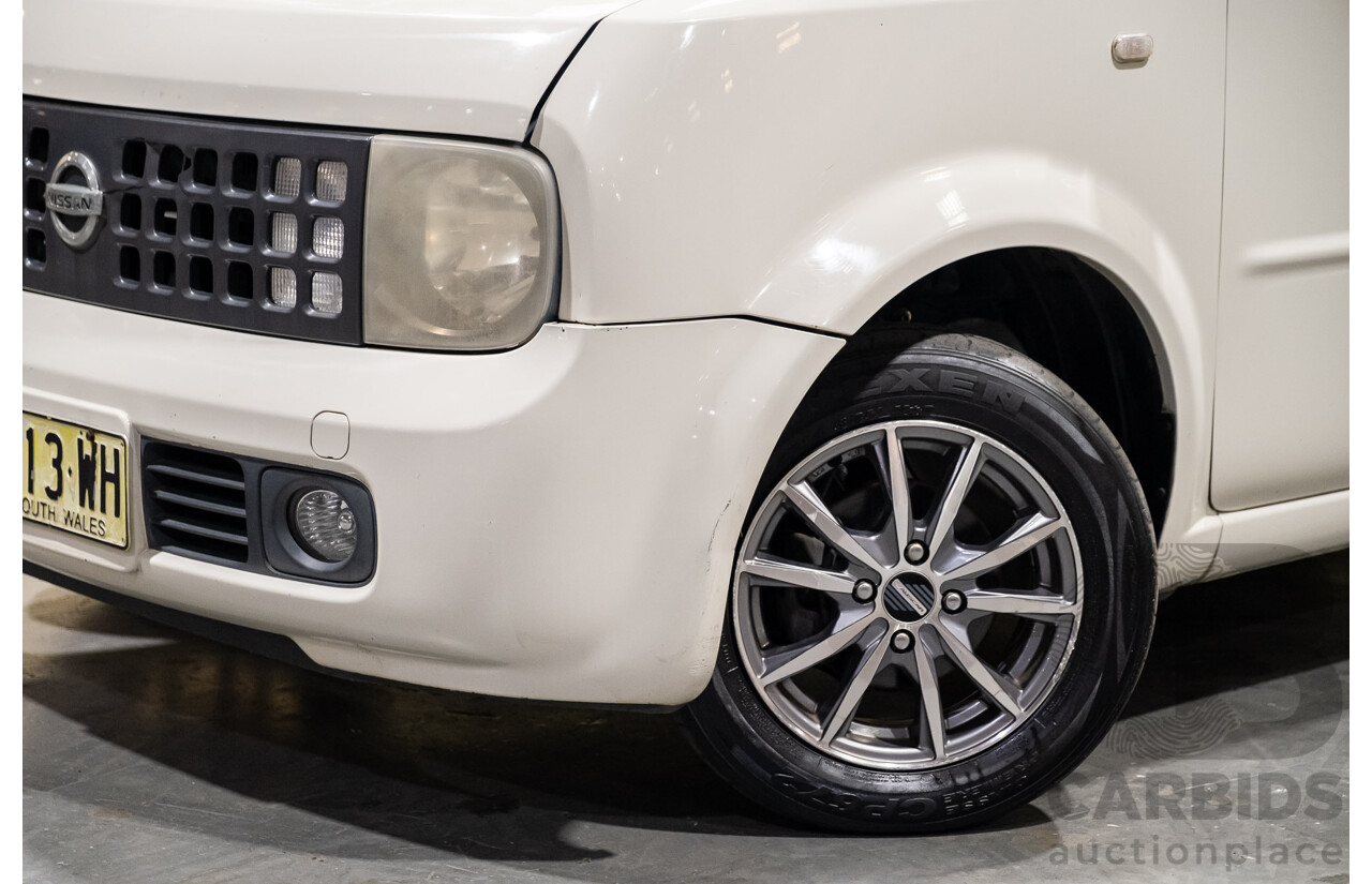 03/2003 Nissan Cube BZ11 4d Wagon White 1.4L - Used Import(dated 11/2012)