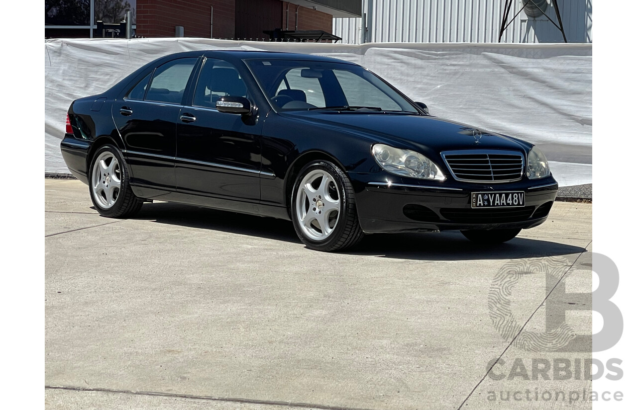 12/2003 Mercedes-Benz S430  W220 4d Sedan Black 4.3L