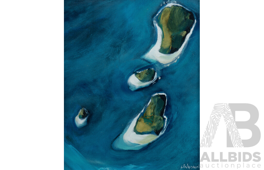 John Waldron, North Barnard Islands, Oil on Canvas