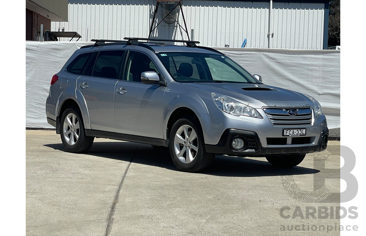 4/2013 Subaru Outback 2.0D Premium MY13 4d Wagon Silver 2.0L