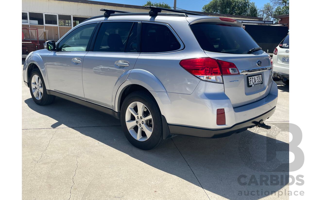 4/2013 Subaru Outback 2.0D Premium MY13 4d Wagon Silver 2.0L