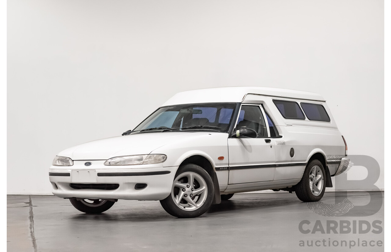 9/1998 Ford Falcon GLi Longreach Tradesman XHII Panel Van White 4.0L
