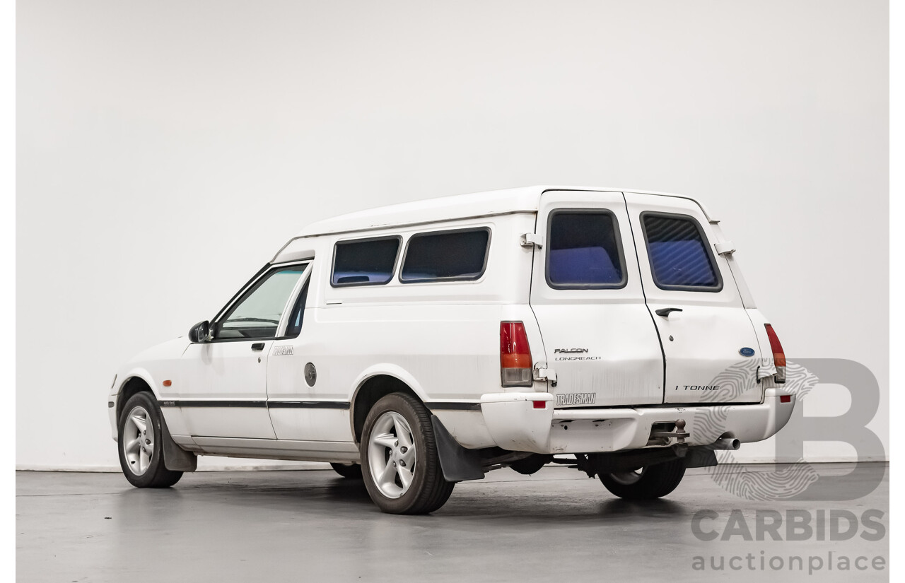 9/1998 Ford Falcon GLi Longreach Tradesman XHII Panel Van White 4.0L