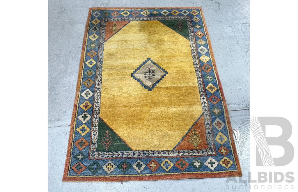 Persian Gabbeh Thick Pile Hand Knotted Wool Pile Rug