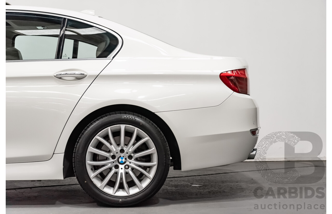 5/2014 BMW 520d Luxury Line F10 MY14 4d Sedan Alpine White Turbo Diesel 2.0L