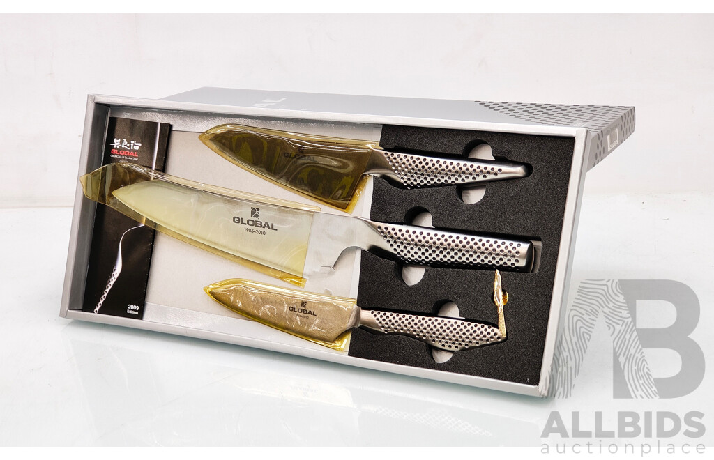 Global 25th Anniversary 3 Piece Asian Knife Set