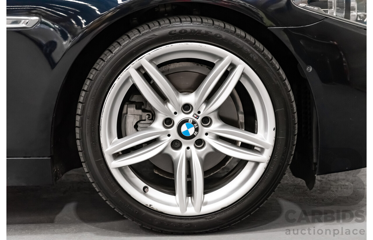 11/2013 BMW 528i M-Sport F10 MY14 4d Sedan Midnight Blue Metallic Turbo 2.0L