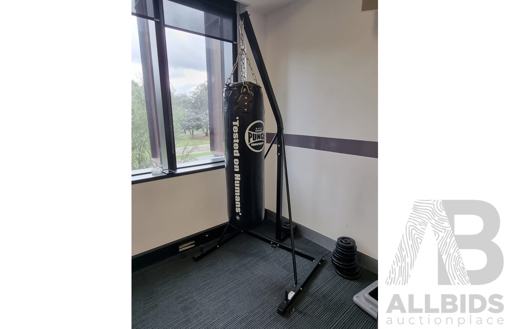 Boxing Bag Stand and AAA Grade Punch Equipment Boxing Bag