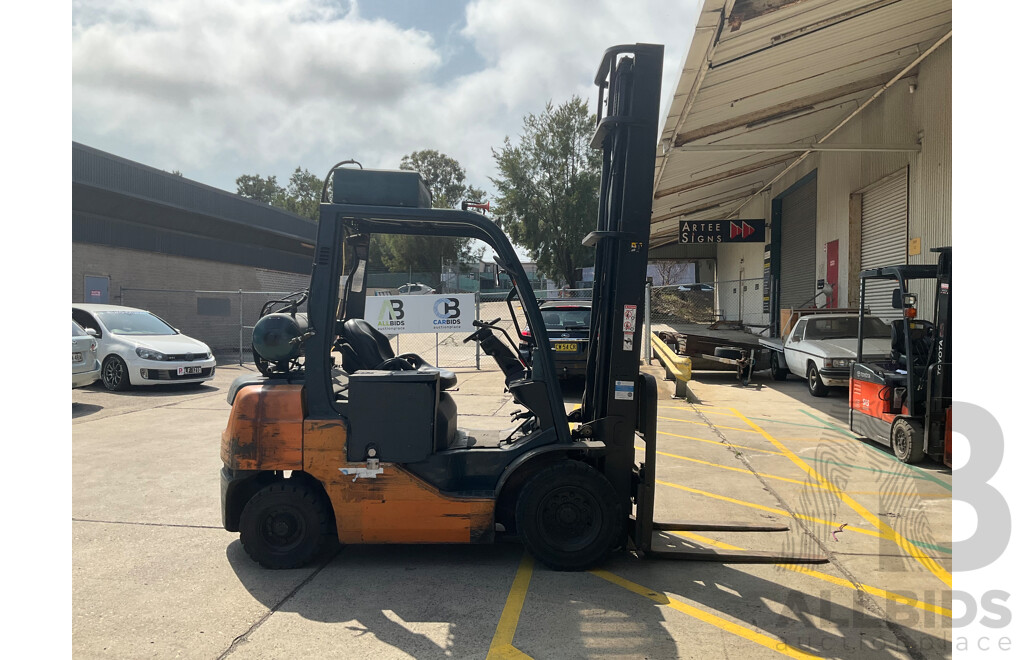 TOYOTA 62-8FD25 (Model E62) Forklift - Flame Proof