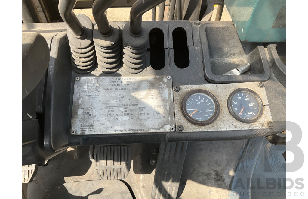 TOYOTA 62-8FD25 (Model E62) Forklift - Flame Proof