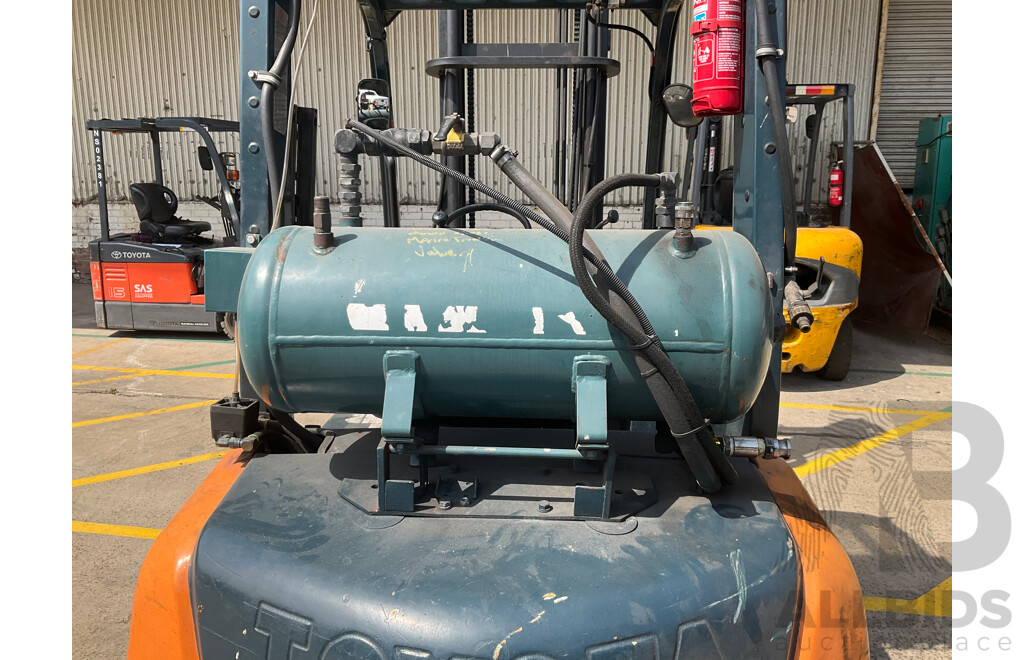 TOYOTA 62-8FD25 (Model E62) Forklift - Flame Proof