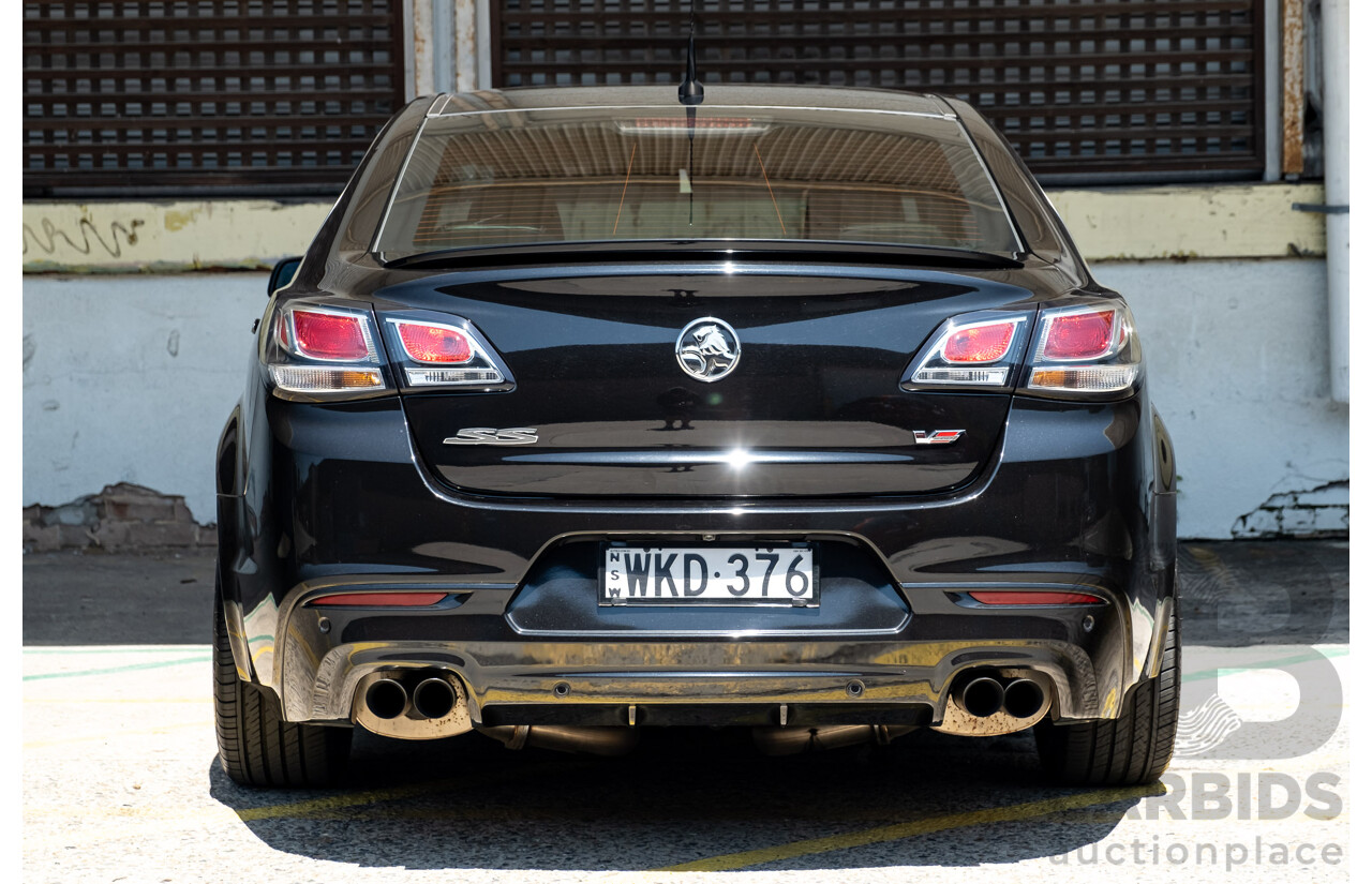 2/2016 Holden Commodore SS-V Redline VF2 4d Sedan Black Supercharged V8 6.2L - Modified