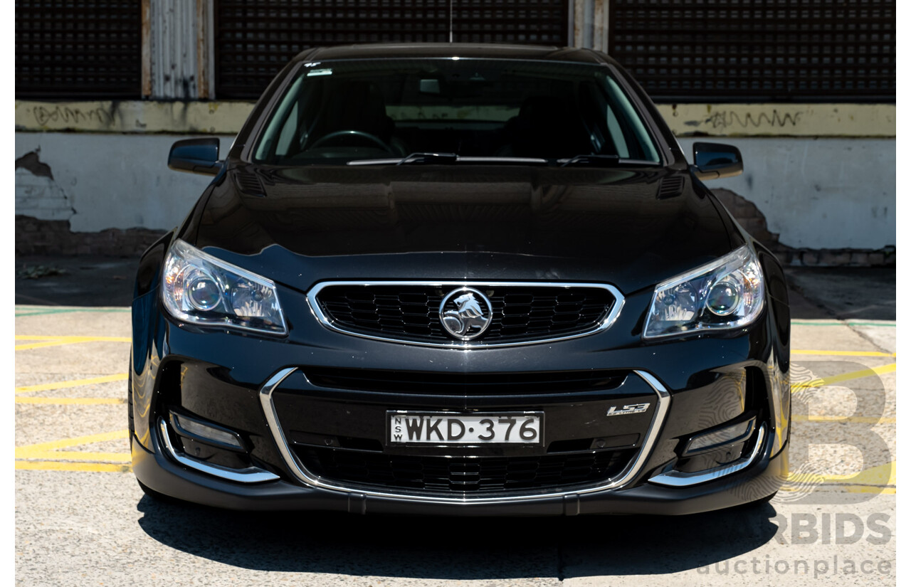 2/2016 Holden Commodore SS-V Redline VF2 4d Sedan Black Supercharged V8 6.2L - Modified