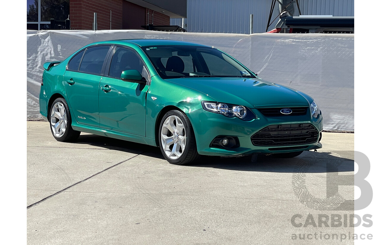 6/2012 Ford Falcon XR6 FG MK2 4d Sedan Green 4.0L - Manual Transmission