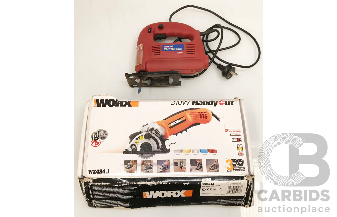 WORX Corded Compact Circular Saw Lot 1501791 ALLBIDS