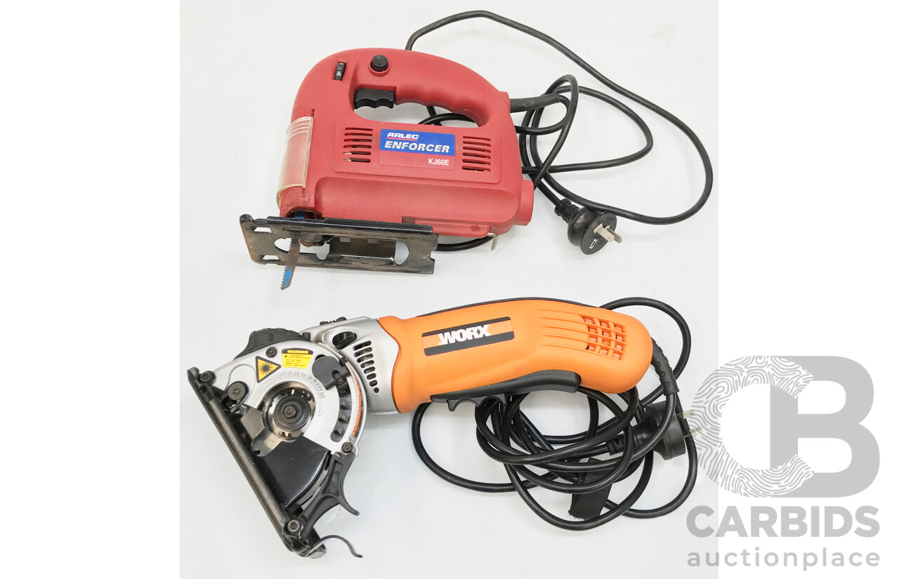 WORX Corded Compact Circular Saw Lot 1501791 ALLBIDS