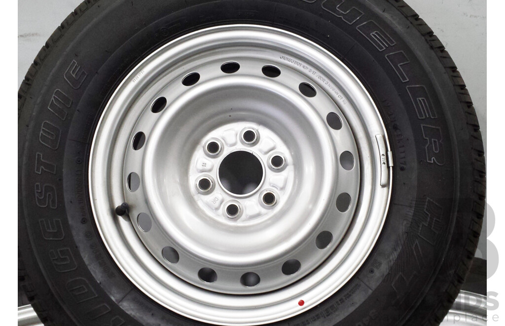 Nissan Navara D23 16 Inch Five Stud Steel Wheels with Bridgestone Dueler H/T  Tyres - Set of Five