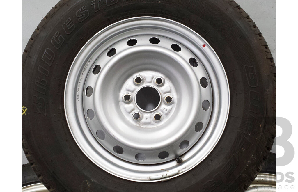 Nissan Navara D23 16 Inch Five Stud Steel Wheels with Adventuro A/T³ Tyres - Set of Five