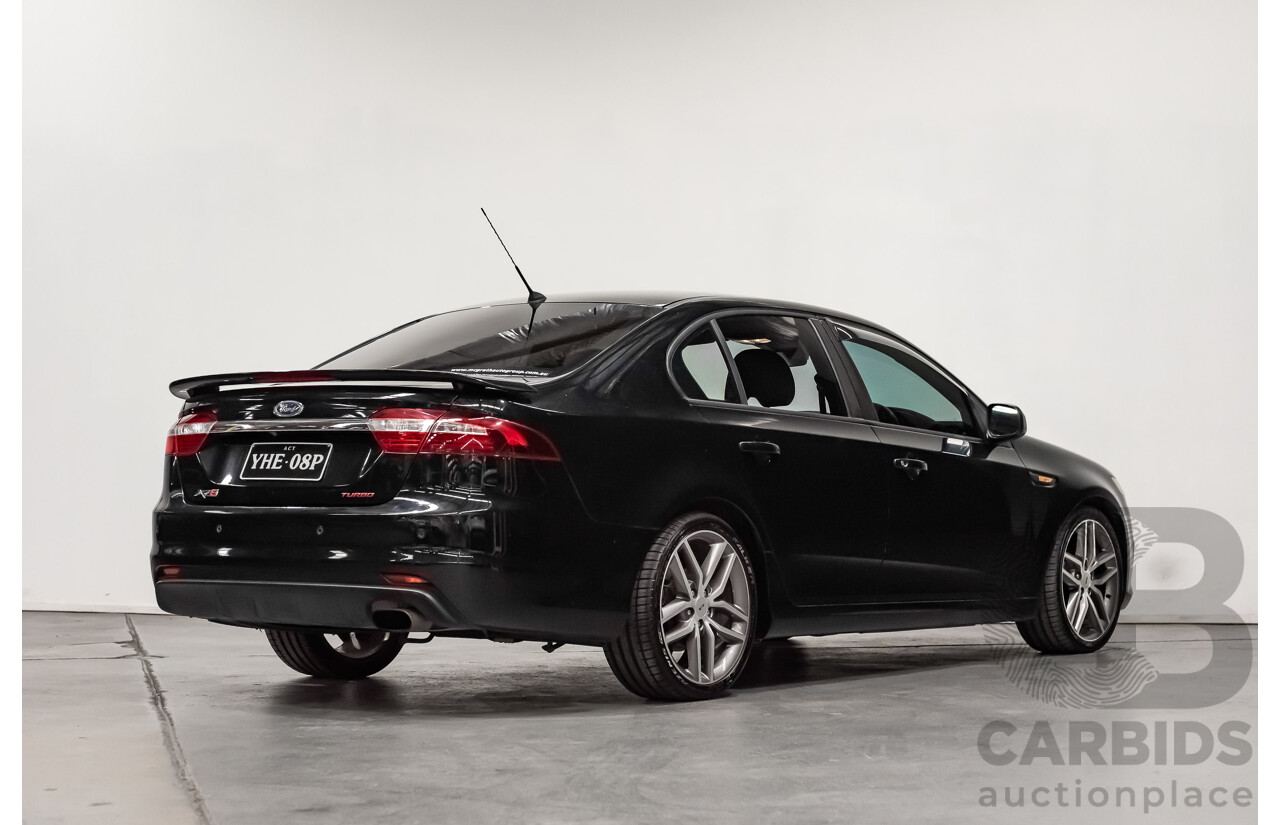 10/2014 Ford Falcon XR6T FG X 4d Sedan Metallic Black Turbo 4.0L