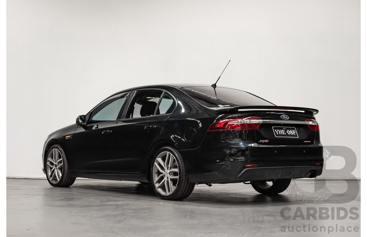 10/2014 Ford Falcon XR6T FG X 4d Sedan Metallic Black Turbo 4.0L