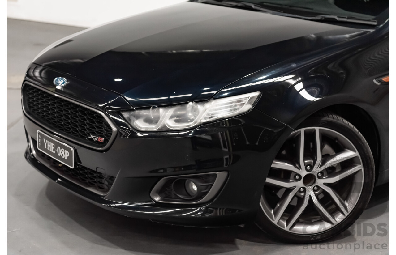 10/2014 Ford Falcon XR6T FG X 4d Sedan Metallic Black Turbo 4.0L