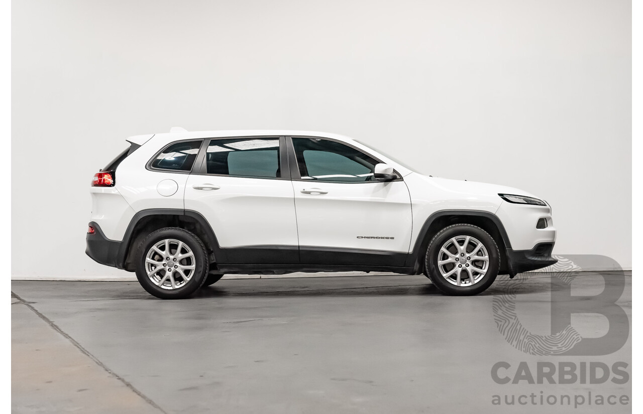 3/2015 Jeep Cherokee Sport (4x2) KL MY15 4d Wagon White 2.4L