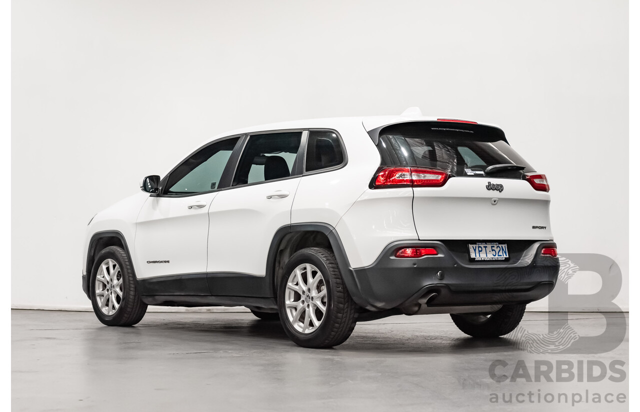 3/2015 Jeep Cherokee Sport (4x2) KL MY15 4d Wagon White 2.4L