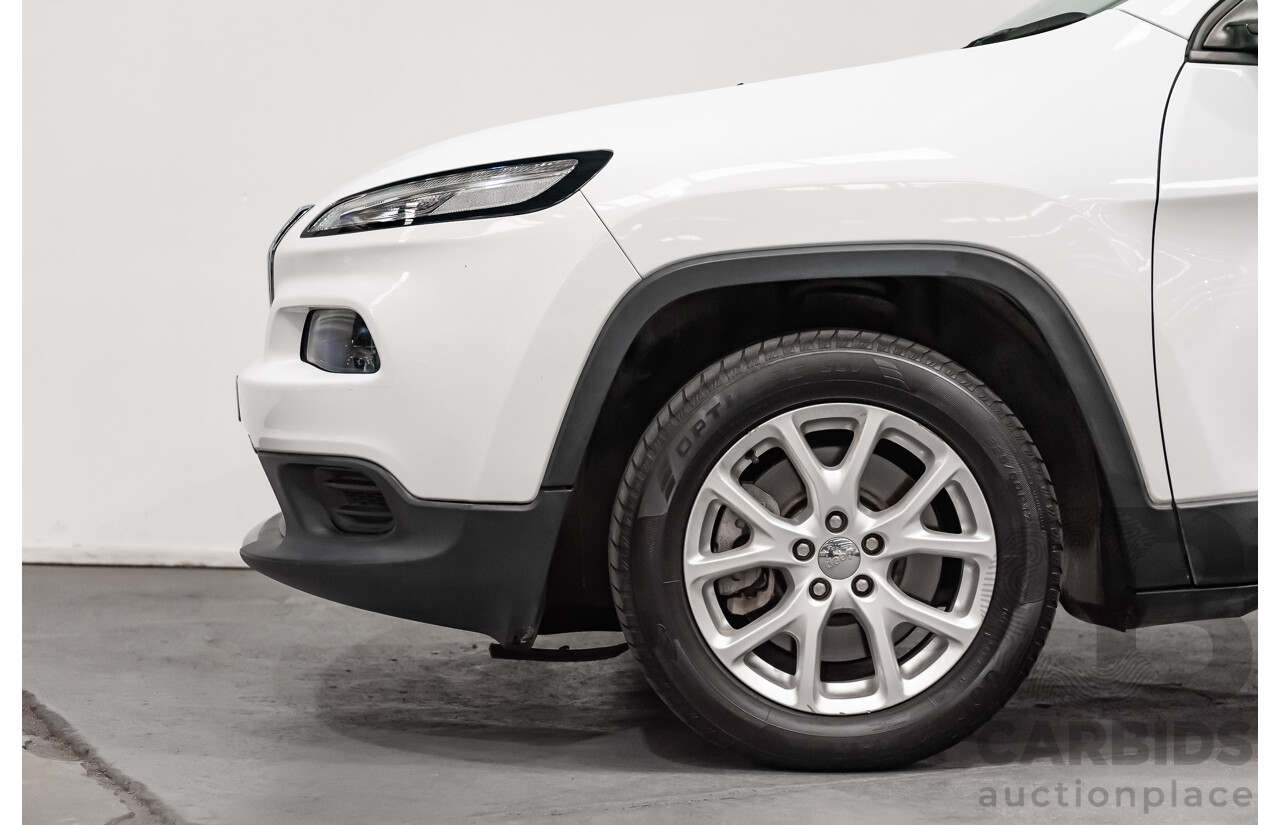 3/2015 Jeep Cherokee Sport (4x2) KL MY15 4d Wagon White 2.4L