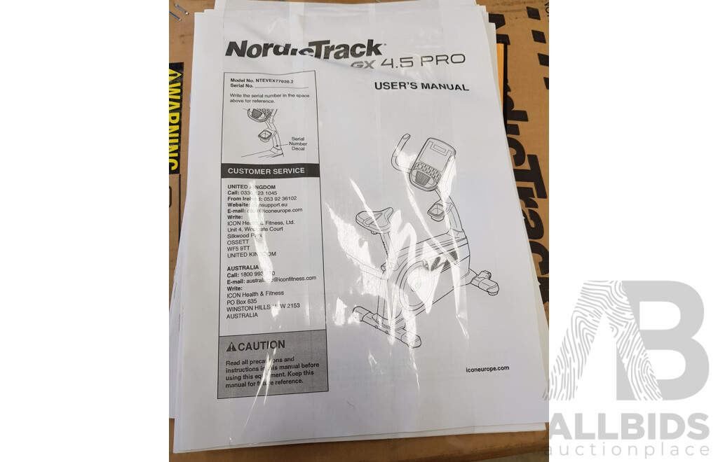 NordicTrack GX 4.5 Pro Bike Exercise Equipment