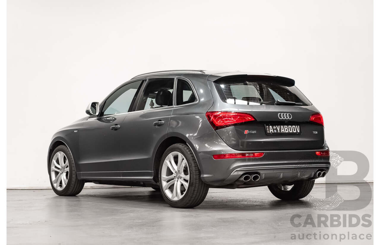 7/2014 Audi SQ5 3.0 TDI (AWD) Quattro 8R MY14 5d Wagon Monsoon Grey Metallic Turbo Diesel V6 3.0L