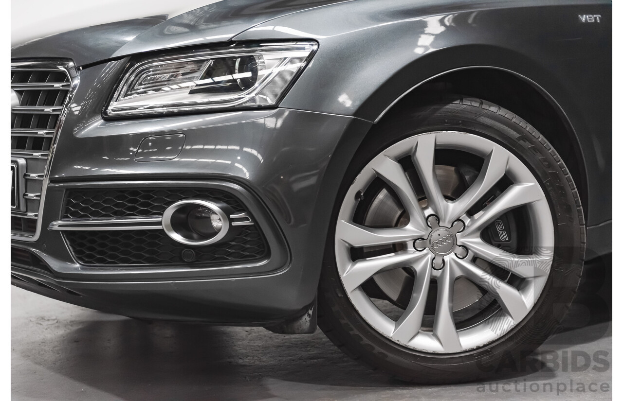 7/2014 Audi SQ5 3.0 TDI (AWD) Quattro 8R MY14 5d Wagon Monsoon Grey Metallic Turbo Diesel V6 3.0L