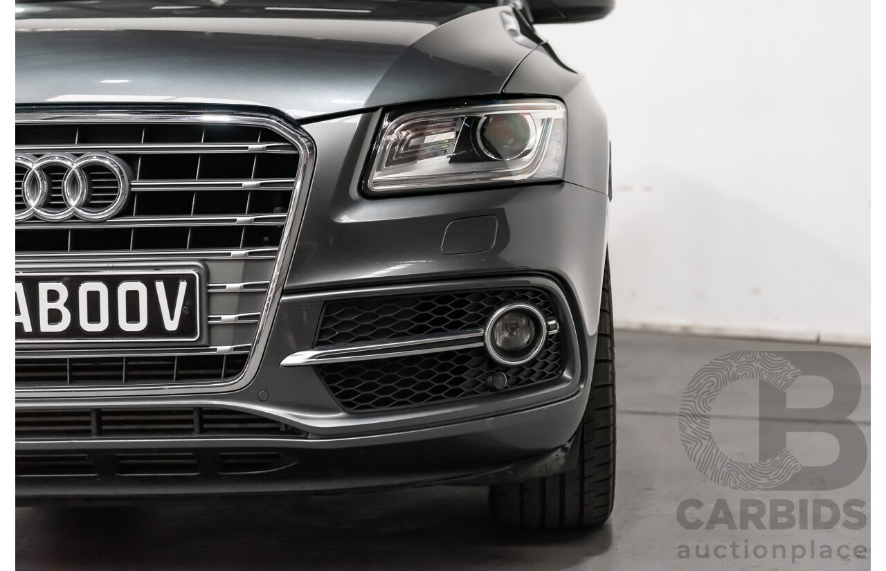 7/2014 Audi SQ5 3.0 TDI (AWD) Quattro 8R MY14 5d Wagon Monsoon Grey Metallic Turbo Diesel V6 3.0L