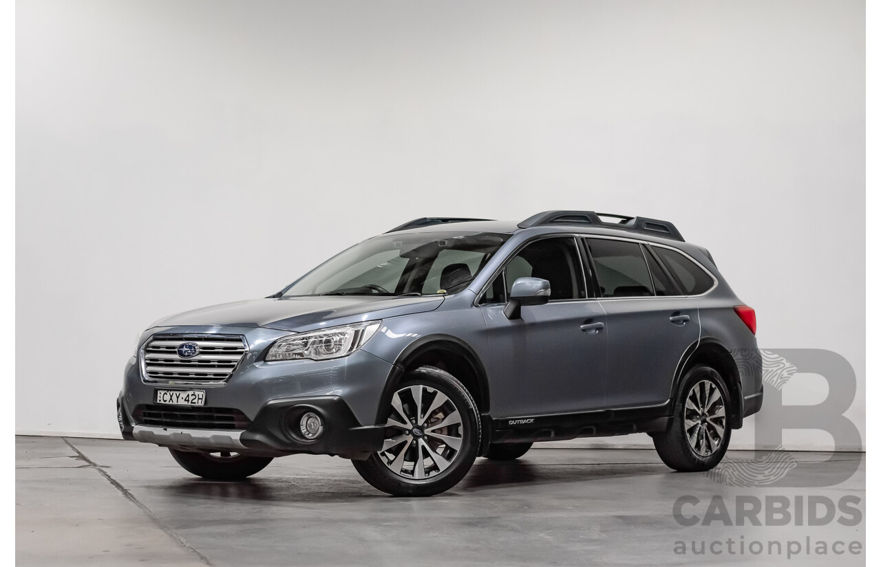 4/2015 Subaru Outback 2.5i (AWD) MY15 4d Wagon Platinum Grey Metallic 2.5L