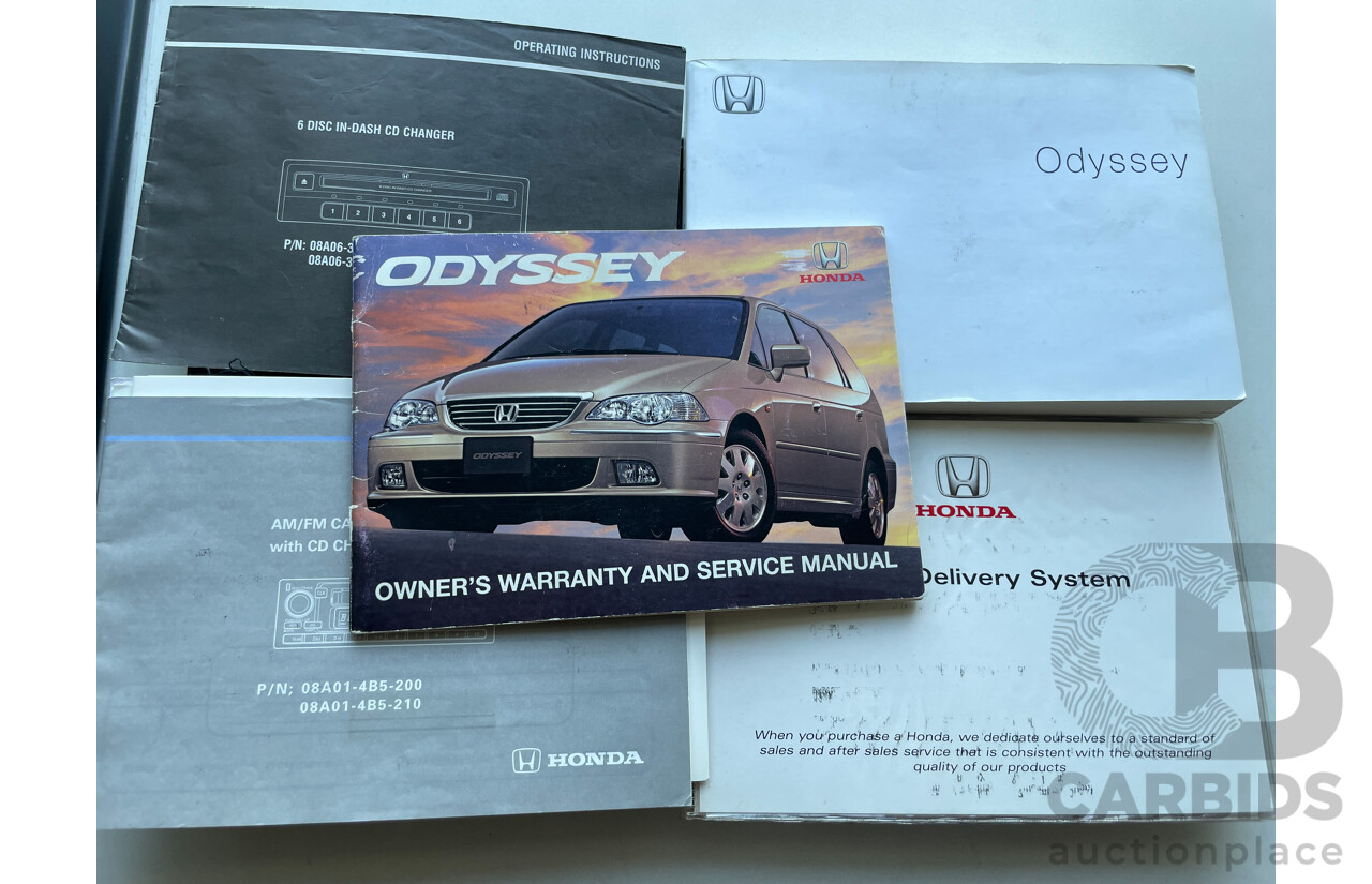 9/2003 Honda Odyssey V6  4d Wagon Gold 3.0L