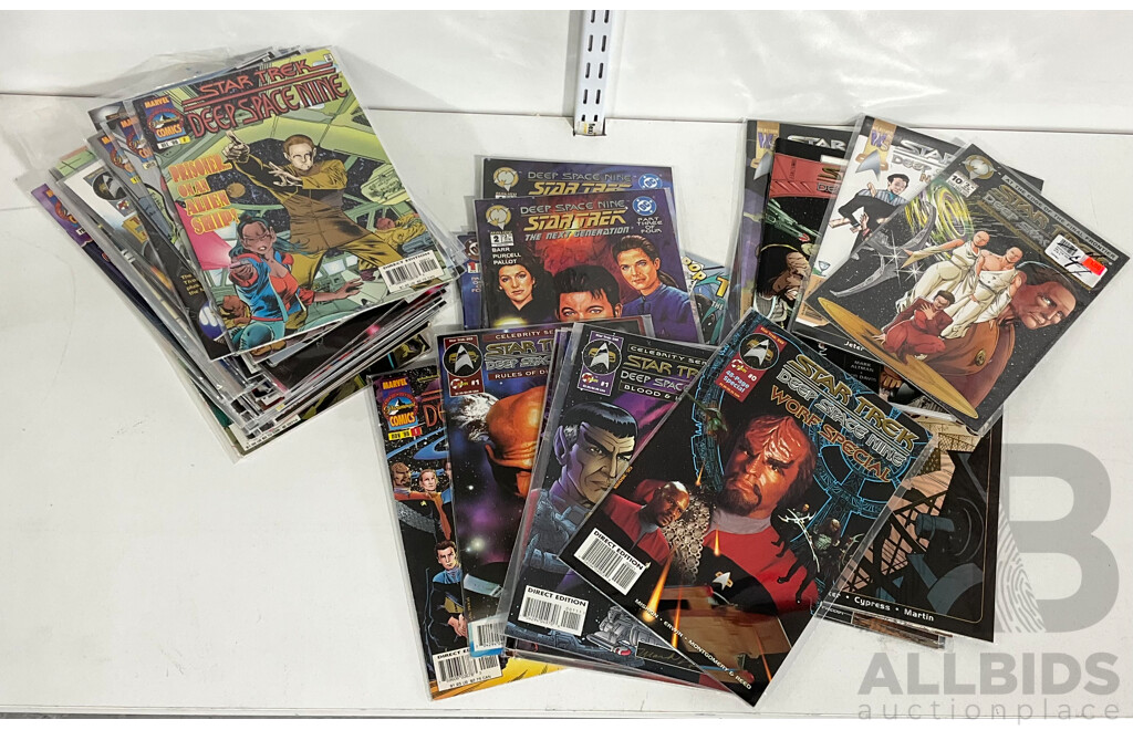 Large Collection of Star Trek Deep Space Nine Comics
