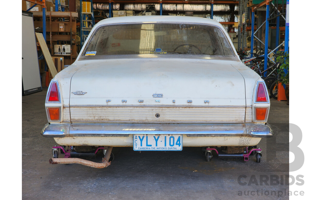 01/1968 Holden HR Premier 4d Sedan White 3.0L - "Barn Find" Project Car