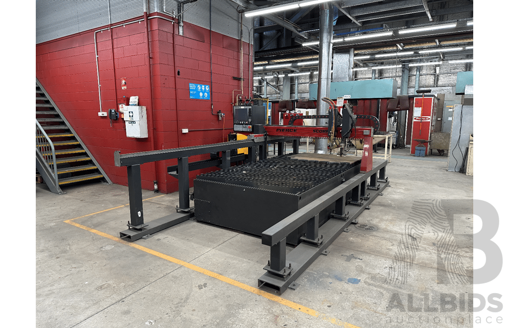 Pierce Control Automation Scorpian 2000GP Plasma Cutter & Kjellberg Finsterwalde Cut Fire 100i