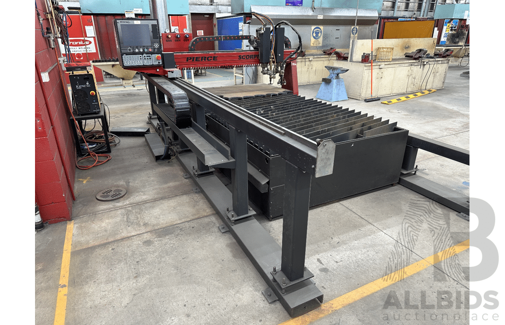 Pierce Control Automation Scorpian 2000GP Plasma Cutter & Kjellberg Finsterwalde Cut Fire 100i