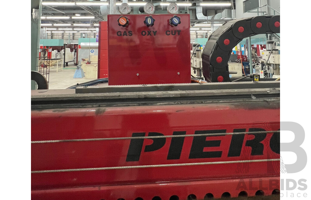 Pierce Control Automation Scorpian 2000GP Plasma Cutter & Kjellberg Finsterwalde Cut Fire 100i