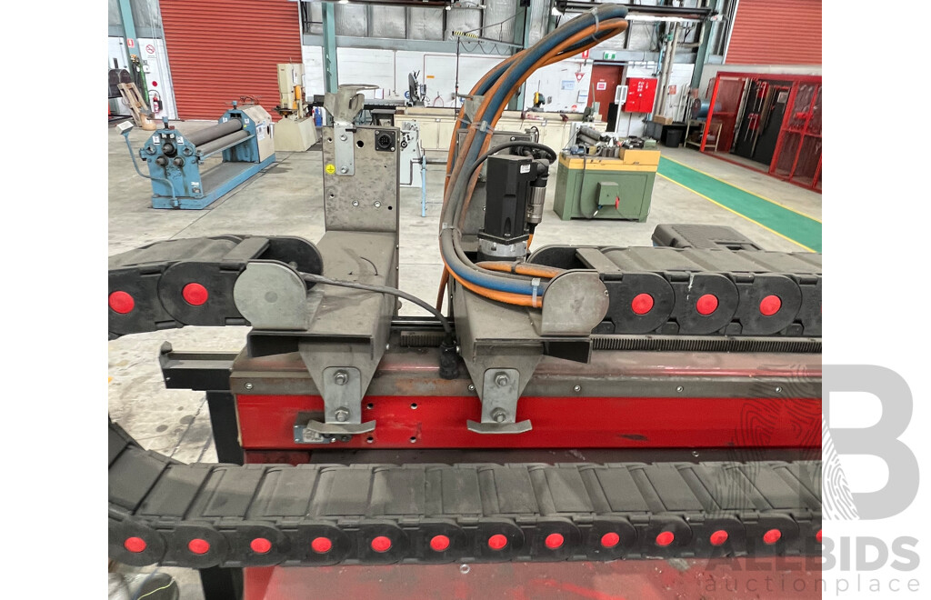 Pierce Control Automation Scorpian 2000GP Plasma Cutter & Kjellberg Finsterwalde Cut Fire 100i