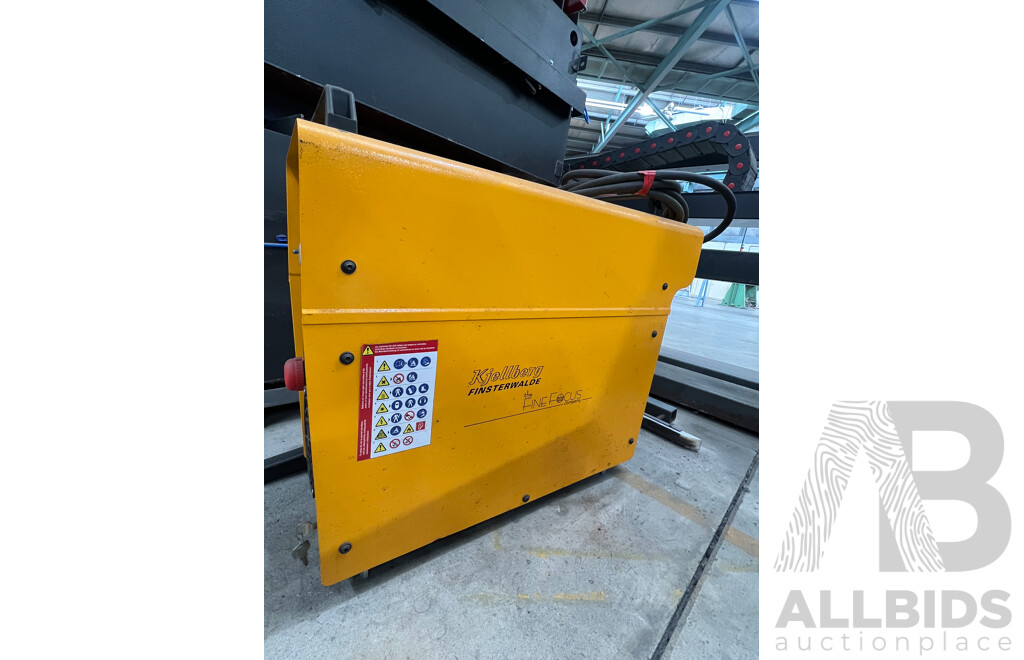 Pierce Control Automation Scorpian 2000GP Plasma Cutter & Kjellberg Finsterwalde Cut Fire 100i