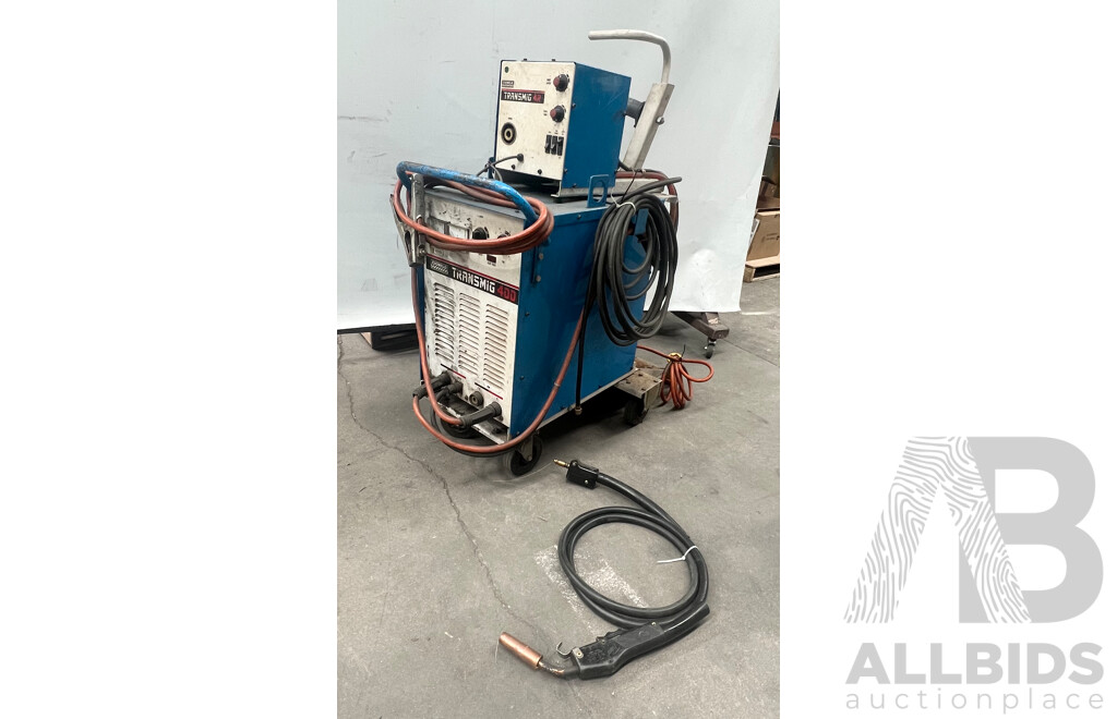 Cigweld Transmig HD 400 3 Phase Welder with Transmig 4R Wire Feeder